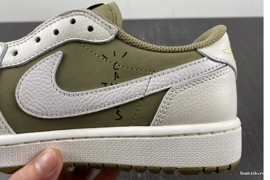 FZ3124-200 Olive 112 ModernLook Low Retro Neutral Golf Jordan Scott 1 Travis 0610